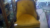 Antique gold Ethan Allen chair $108.jpg